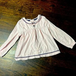 Adorable Baby Boden size 3-4 year old pink and purple top